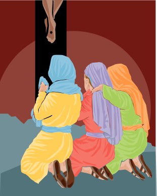 Three Women Weeping