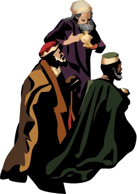 Three Magi Bearing Gifts