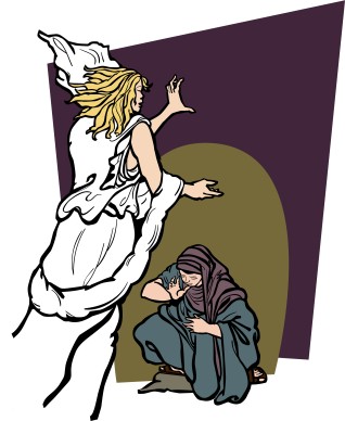Gabriel Visits Mary in the Annunciation