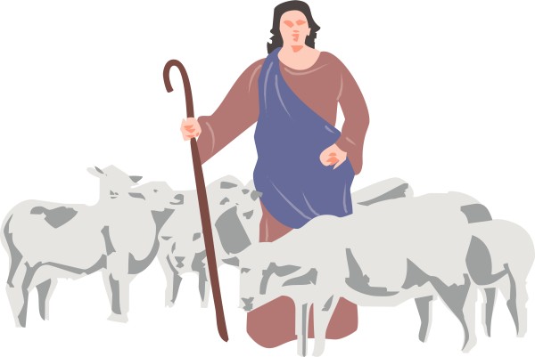 A Shepherd And His Sheep