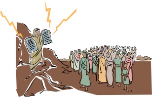 Moses Announces God's Commandments