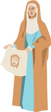 Veronica's Veil with the Image of Jesus