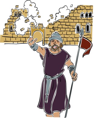Joshua at the Battle of Jericho