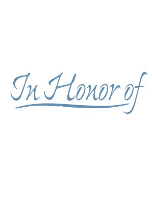 Banner Label In Honor Of