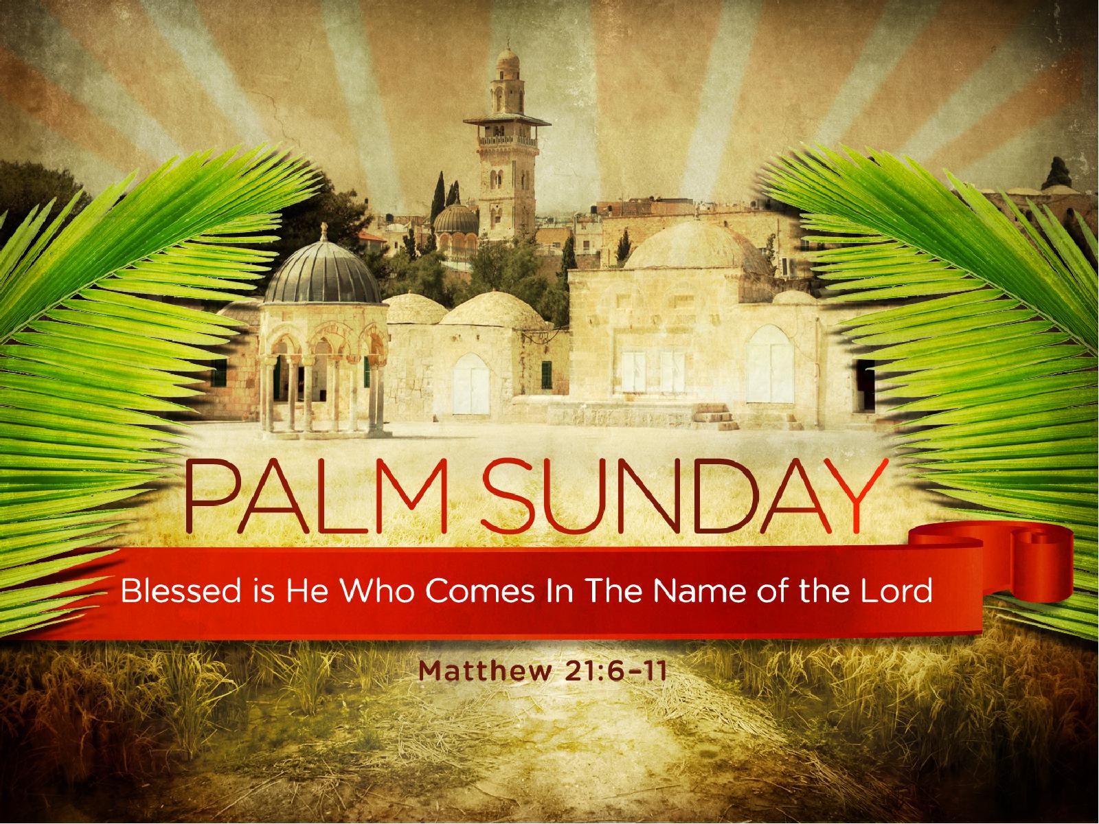 Palm Sunday Bible Sermon PowerPoint