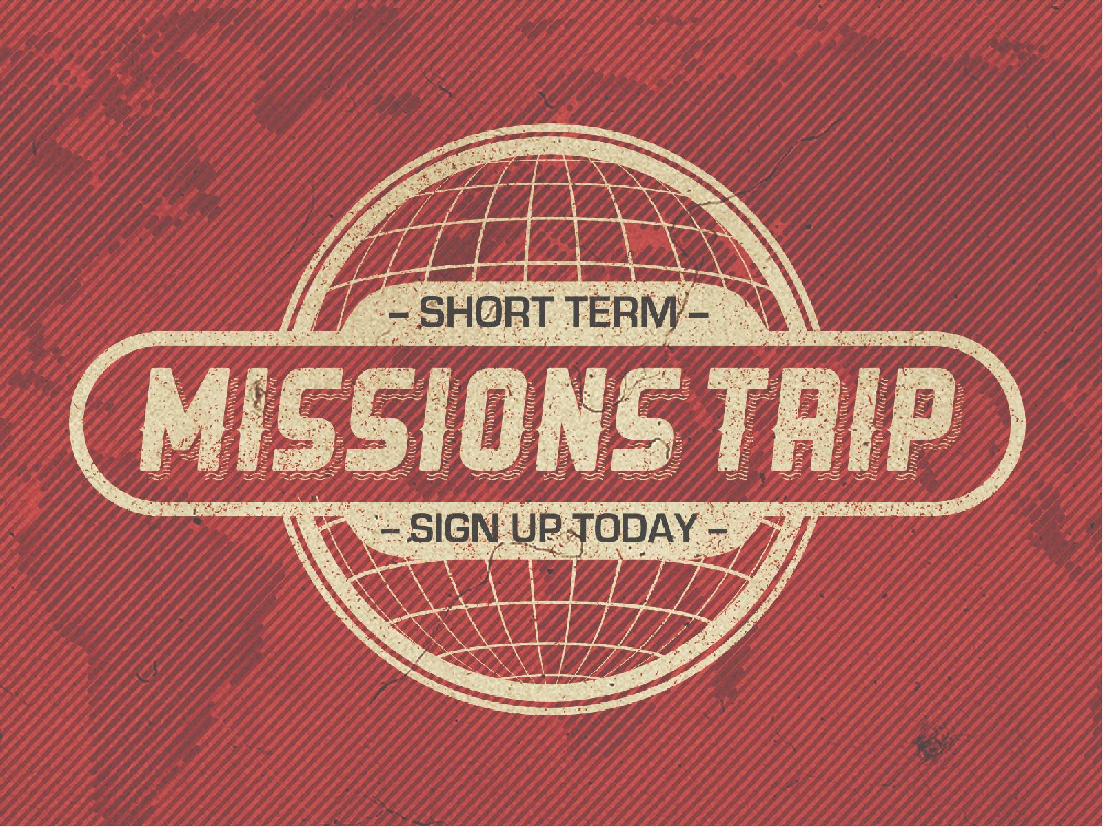 Short Term Mission Trip Religious PowerPoint