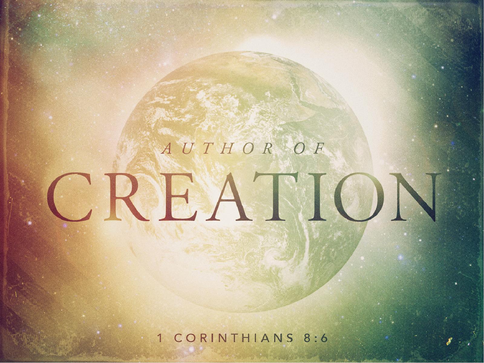 Author of Creation Pastor PowerPoint