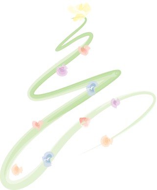 Abstract Christmas Tree