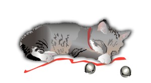 Kitten with Bells