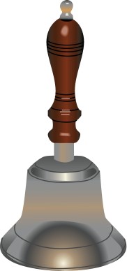 Single Realistic Hand Bell