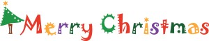 Multicolored Merry Christmas Text