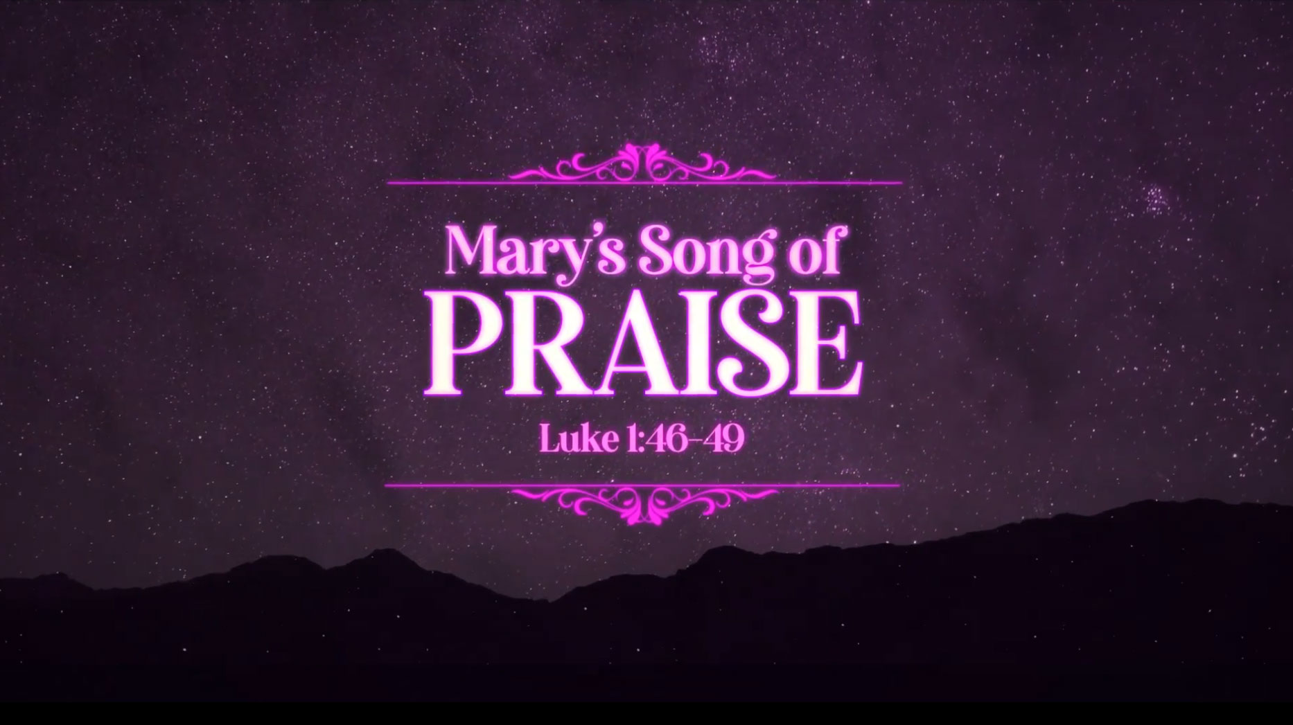 Mary's Song of Praise Christmas Worship Video For Kids