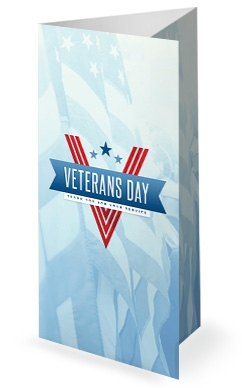 Veterans Day Trifold Bulletin
