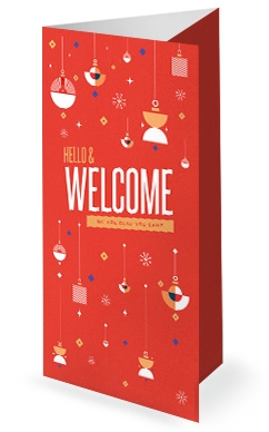 A Very Merry Christmas Trifold Bulletin