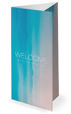 Less is More: Trifold Bulletin Cover