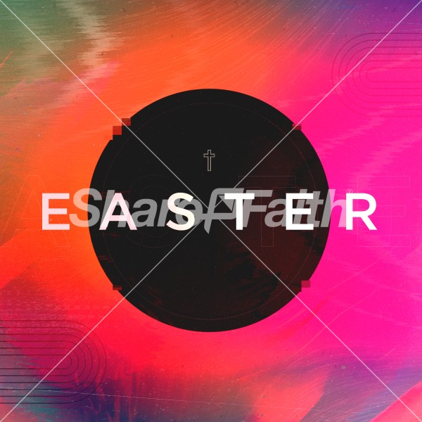 Easter Digital Glitch Collection: Social Media Pack