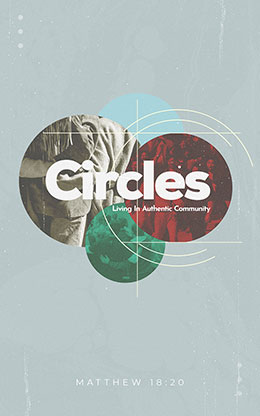 Circles Collection: Bifold Bulletin Cover