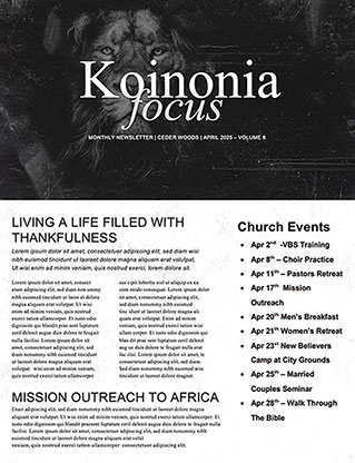 God is Alive: Trifold Bulletin Cover