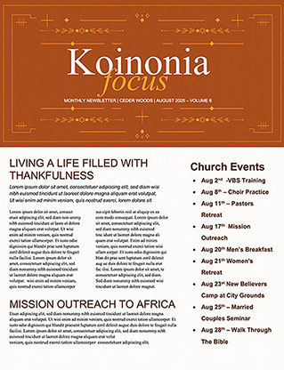 All Saints Day: Newsletter