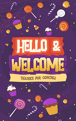 Candy Caravan: Bifold Bulletin Cover
