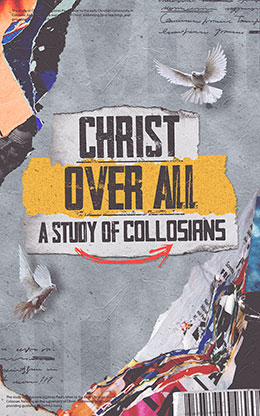 Christ Over All: Bifold Bulletin Cover