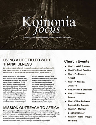 A Lasting Legacy: Newsletter