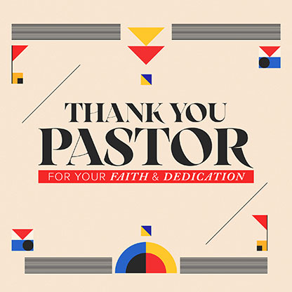 Thank You Pastor: Social Media Graphic