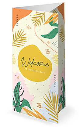 Give Thanks: Trifold Bulletin Cover