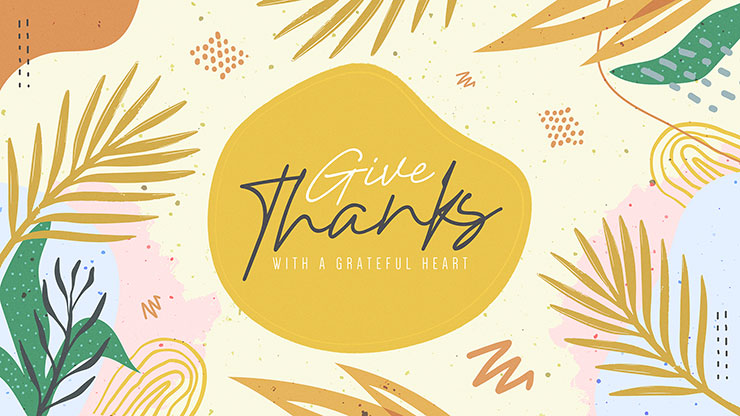 Give Thanks: Title Graphics