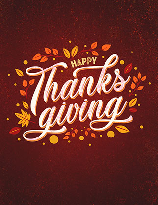 Happy Thanksgiving: Flyer
