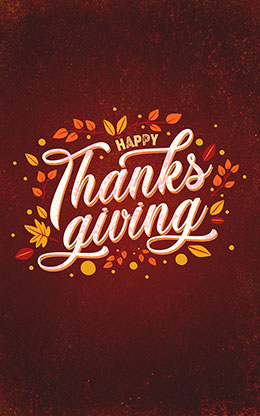 Thanksgiving: Bifold Bulletin Cover