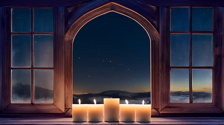 Winter Advent: Peace Candles - Motion
