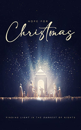 Hope for Christmas: Bifold Bulletin Cover