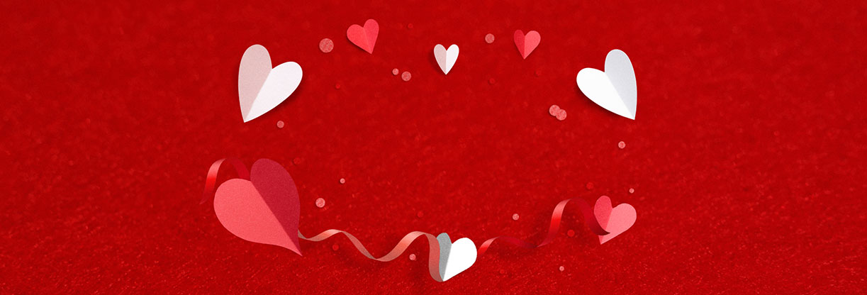 Happy Valentines Day: Web Graphic