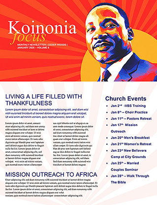 MLK Day: Newsletter