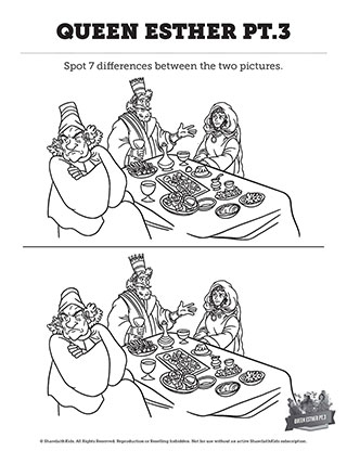 Queen Esther pt.3: Spot the Difference