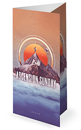 Ascension Sunday: Trifold Bulletin Cover