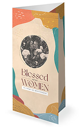 Blessed Among Women: Trifold Bulletin Cover