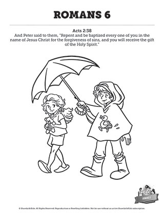 Romans 6: Coloring Pages
