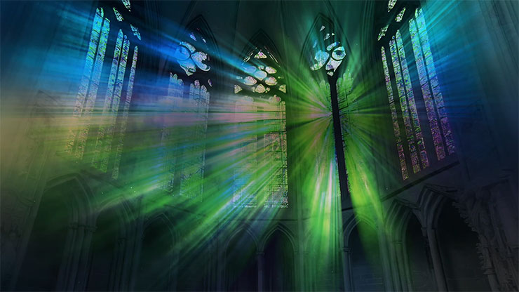 Cathedral Glass Collection: Motion 10