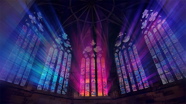 Cathedral Glass Collection: Motion 14