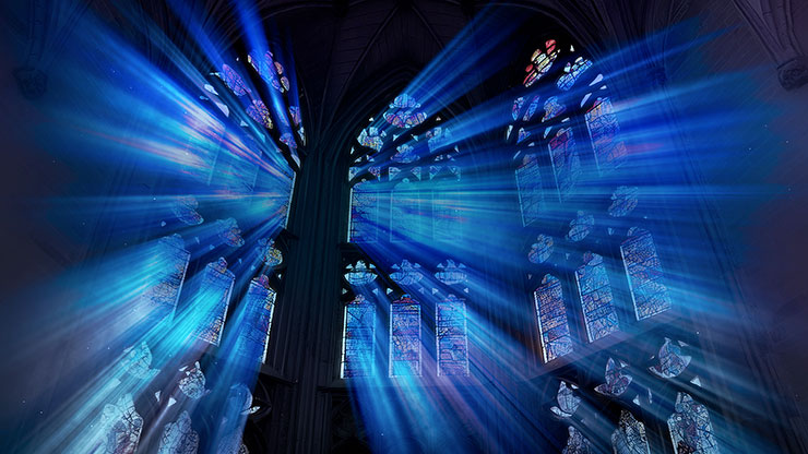 Cathedral Glass Collection: Still 3