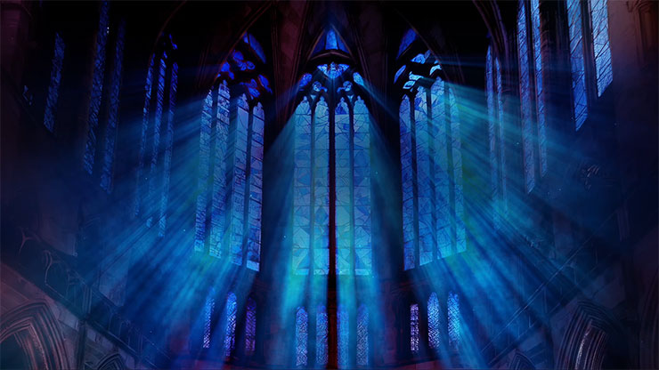 Cathedral Glass Collection: Motion 8