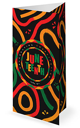 Juneteenth: Trifold Bulletin Cover