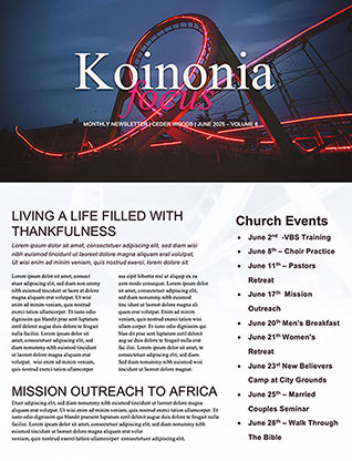 The Roller Coaster of Life: Newsletter