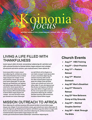 Making Change: Newsletter