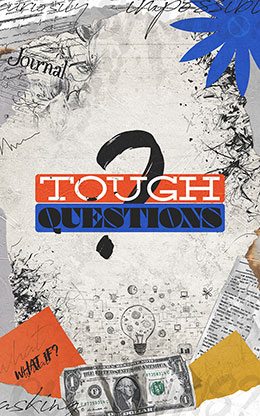 Tough Questions: Bifold Bulletin Cover