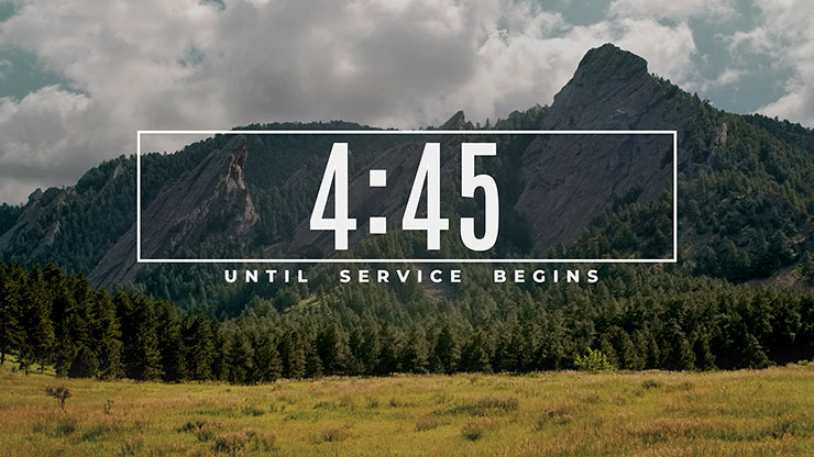 Flatirons Collection: Flatirons Countdown Motion