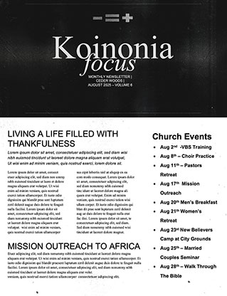 Less Is More: Newsletter