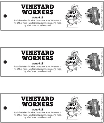 Vineyard Workers: Bookmarks